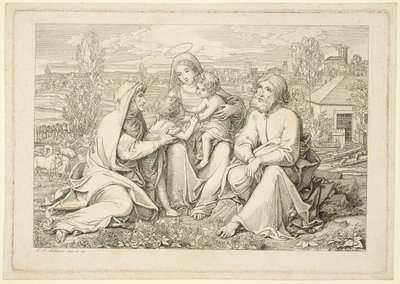 聖家族 作： Ludwig Ferdinand Schnorr von Carolsfeld