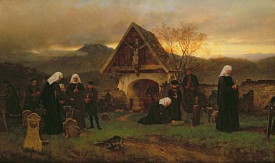 墓地のすべての魂の日 作： Ludwig Friedrich Wilhelm Riefstahl