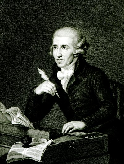 ジョセフ・ハイドン（1732-1809）1770年頃 作： Ludwig Guttenbrunn