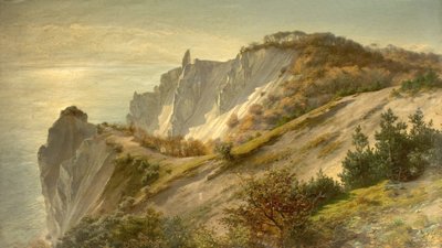 モンクリフの秋の景色、デンマーク、1882 作： Ludwig Hans Fischer