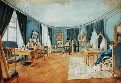 ウィーンのアーティストの部屋 作： Ludwig Hild