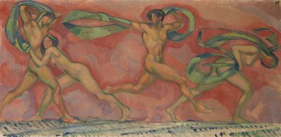 ダンス フリーズ、1912 年。 作： Ludwig von Hofmann