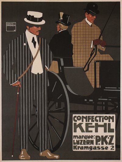 ケール製菓、1908 作： Ludwig Hohlwein