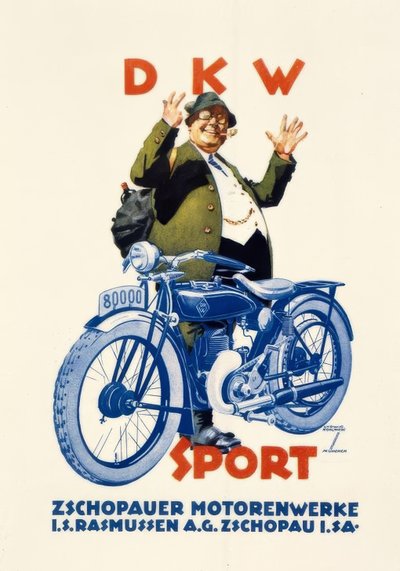 DKW SPORT 作： Ludwig Hohlwein