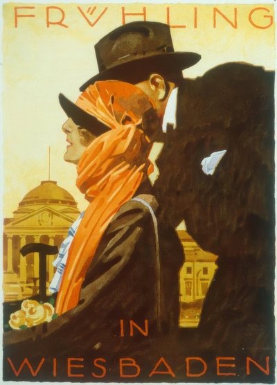 ヴィースバーデンの春 作： Ludwig Hohlwein