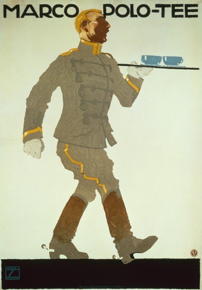 マルコポーロティー、1914年頃（カラーリソ） 作： Ludwig Hohlwein