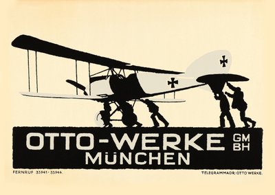 Otto-Werke、ミュンヘン、c。 1915年 作： Ludwig Hohlwein