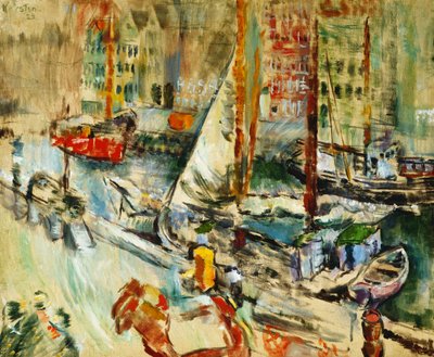 1923年のニューハウンから 作： Ludvik Peter Karsten