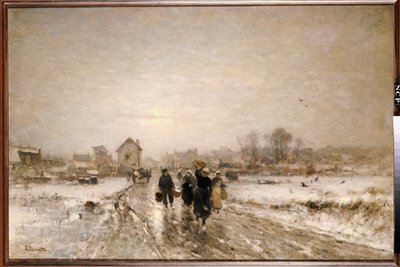 市場からの復帰 作： Ludwig Munthe