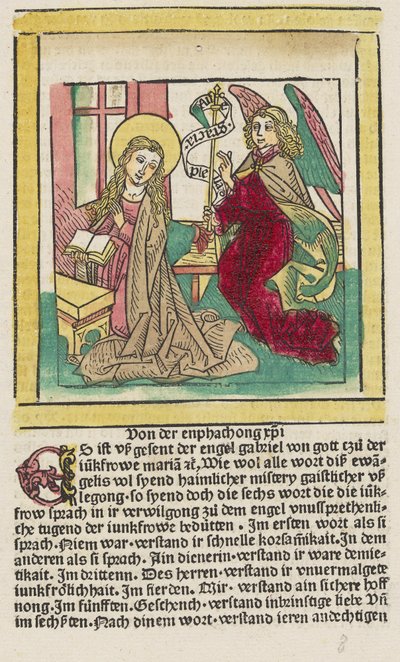 Gaistliche usslegong des lebes Jhesu Cristi 作： Ludwig Schongauer, German 15th Century, Ludolph of Saxony