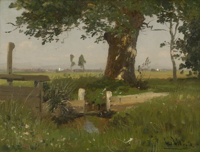 夏の草原の風景 作： Ludwig Willroider
