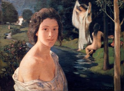 夜 作： Ludwig von Hofmann