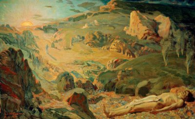 恐怖の谷 作： Ludwig von Hofmann