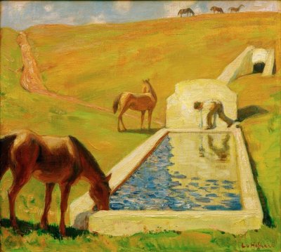ローマのカンパーニャの薬 作： Ludwig von Hofmann