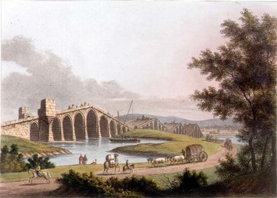 ルーマニアのポンテ・グランデ、プレート10（R. Bowyer著「Views in the Ottoman Dominions」より 作： Luigi (after) Mayer