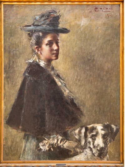 トレッリ夫人の肖像 作： Luigi Conconi