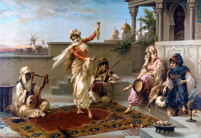クロシオ・ルイジ (1835 - 1915) のハーレム。 作： Luigi Crosio