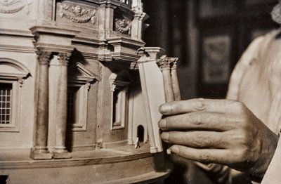 サヴォーナが建設したサン・ピエトロのドーム 作： Luigi Leoni