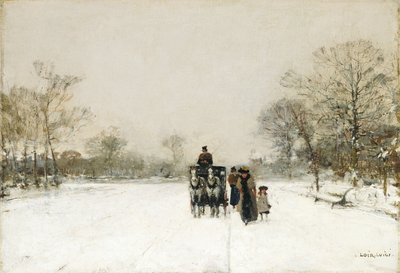 雪の中 作： Luigi Loir
