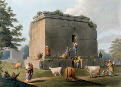 トリポリとトルトサの間の記念碑、ウィリアムワッツ（1752-1851）、1806年 作： Luigi Mayer