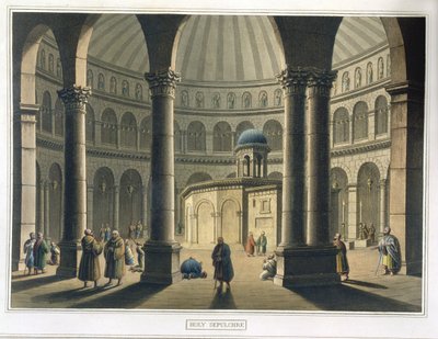 聖墳墓、パブ。ウィリアム・ワッツ、1806 作： Luigi Mayer
