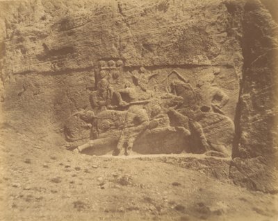 4 [Naksh-i Rustam、ペルセポリスの近く]、1840 年代から 60 年代。 作： Luigi Pesce