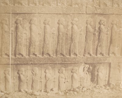 大階段のファサードでの行列（1858年）。 作： Luigi Pesce