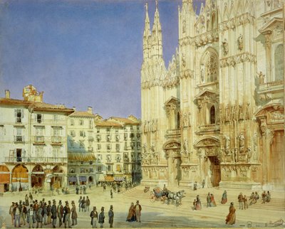 ミラノ大聖堂、1846 作： Luigi Premazzi
