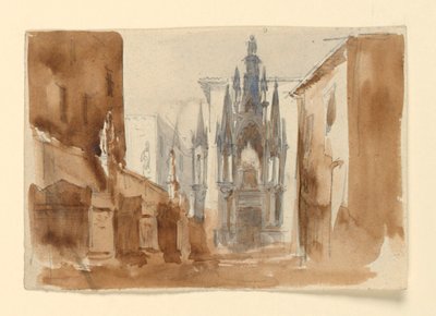 舞台装置、モニュメンタル形式の墓 作： Luigi Ricci