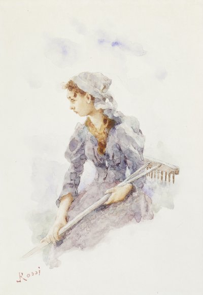 収穫の少女、 作： Luigi Rossi