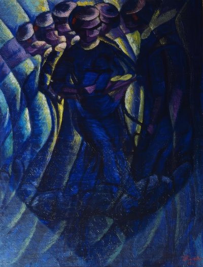 L.Russolo、女性の動き 作： Luigi Russolo