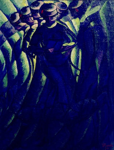 女性の動きのあらすじ 作： Luigi Russolo