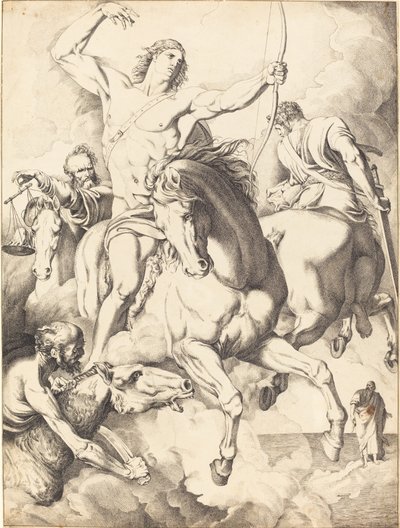 子羊が開いたのを見た... (The Four Horsemen of the Apocalypse) 作： Luigi Sabatelli I