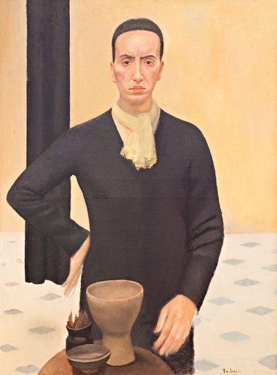 黒の人物、1935年頃（キャンバスに油彩） 作： Luigi Trifoglio
