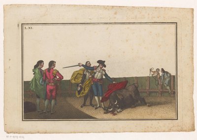 マタドールに刺された雄牛 Coleccion de las principales suertes de una corrida de toros (シリーズタイトル) 闘牛の最重要技集（連載タイトル） 作： Luis Fernandez Noseret