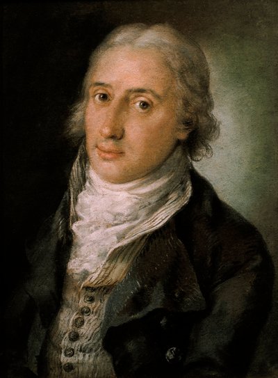 スペインの詩人・劇作家、レアンドロ・フェルナンデス・デ・モラティン（1760-1828）の肖像 作： Luis Paret y Alcazar