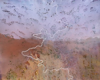 Way 2、2019年（キャンバスに油彩） 作： Luke Elwes