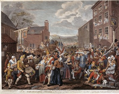 1745年のスコットランドに向かう衛兵の行進 作： Luke Sullivan