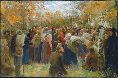 聖地へ、1911 作： Lukjan Vasilievich Popov