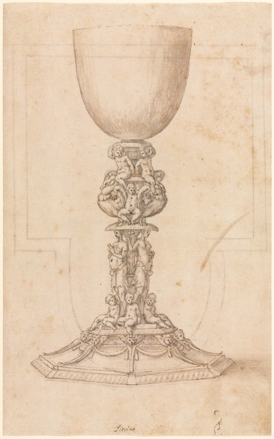 1500年代半ばのチャリスレクト建築計画の設計。 作： Luzio Romano