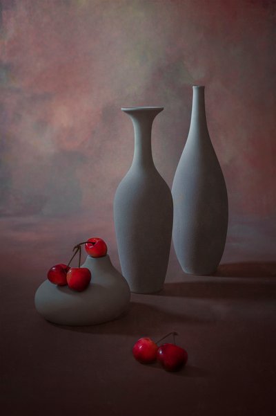 優雅な桜の静物画 作： Lydia Jacobs