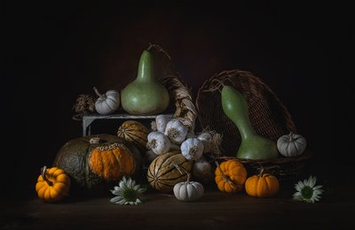 素朴な秋の収穫 作： Lydia Jacobs