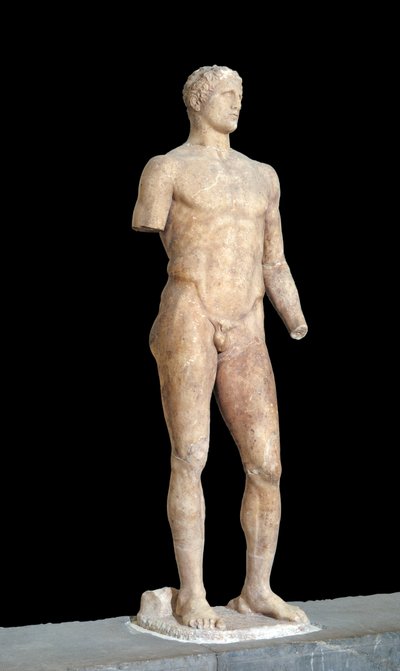 アギアス シシオネのリシプスの彫刻（紀元前395～305年） 紀元前355年 デルフィ博物館（ギリシャ 作： Lysippos (attributed to)
