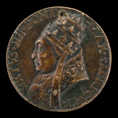 シクストゥス4世 フランチェスコ・デッラ・ロヴェレ 1414～1484年 教皇 1471年［裏面］ 作： Lysippus Junior