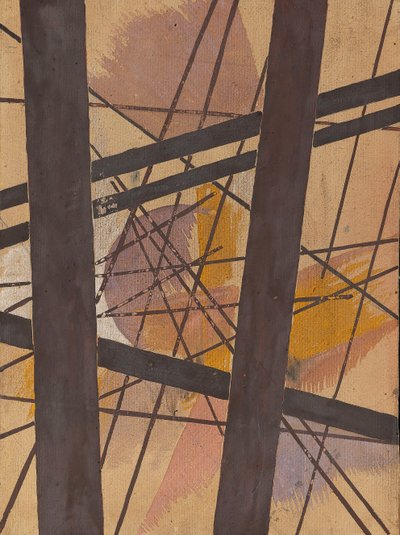 宇宙力の構成、1921-1922。 作： Lyubov Sergeevna Popova