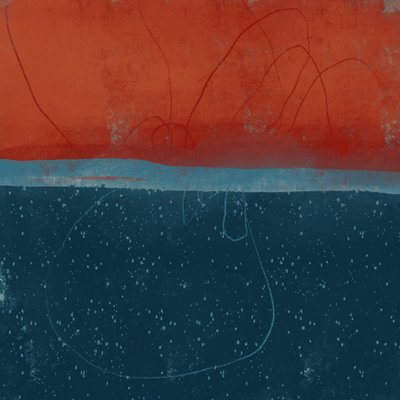 穏やかな抽象的な地平線 作： MANSI SAXENA