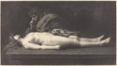 エフライムのレビ人と死んだ妻 作： M.G. Fuchs after Jean Jacques Henner