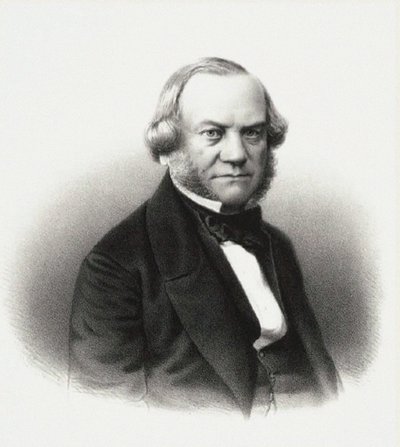 帝国劇場監督アレクサンドル・ミハイロフ・ゲデオノフの肖像 1858年 作： M. Baryshev