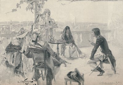 ヴァランスの社会におけるナポレオン。 1785、1896 作： M. Haider