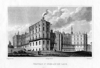 シャトードサンジェルマンアンレー、パリ、c1830 作： M. J. Starling
